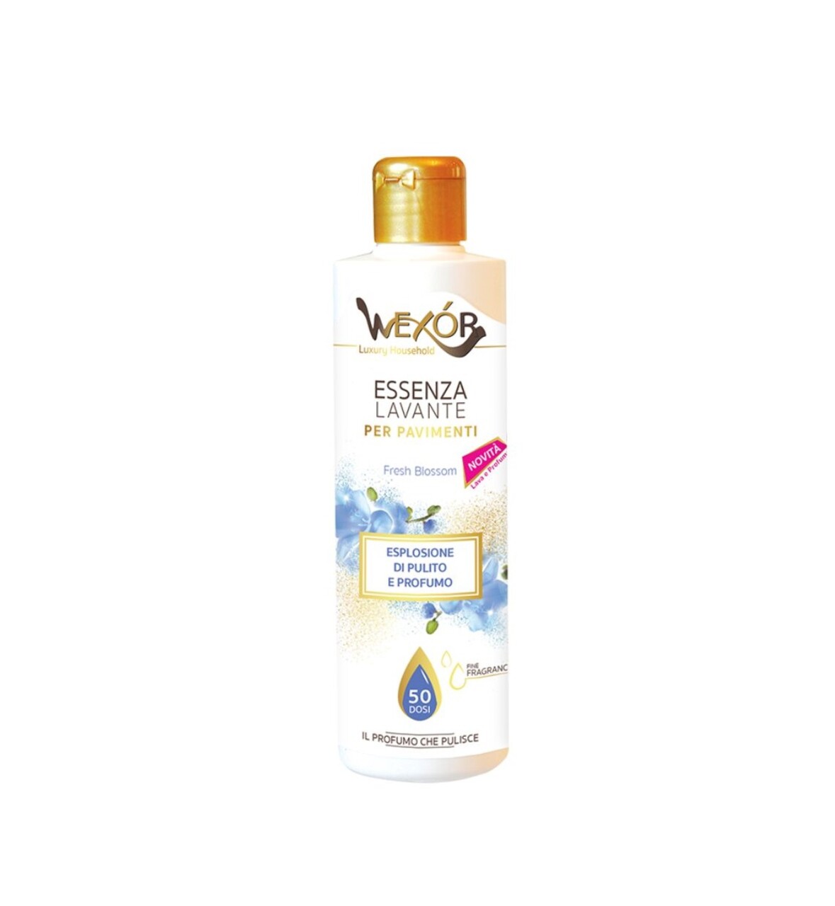 Solutie concentrata pentru pardoseli, puternic parfumata Fresh Blossom, 235 ml, Wexor - imagine 4
